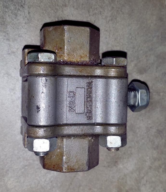 Worcester CF8M Hydraulic Valve Garden City Plastics